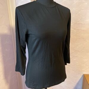 Paniz Black Long Sleeve Women's Top